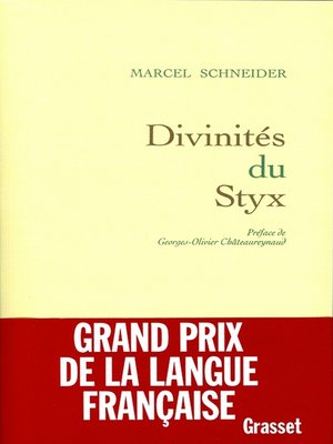 cover image of Divinités du Styx